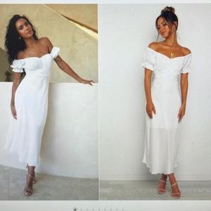 Petal and Pup Oralie Dress White Size US L - NWT